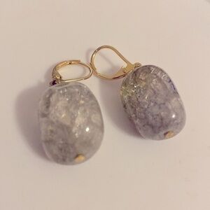 Ice Quartz Earrings